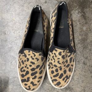 Keds Leopard Print Slip-On Sneakers